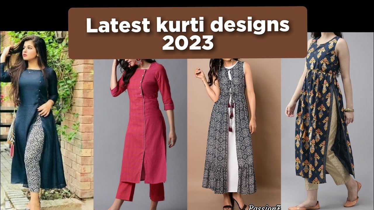 Long Printed Gown Kurti in Full Flair – Royskart